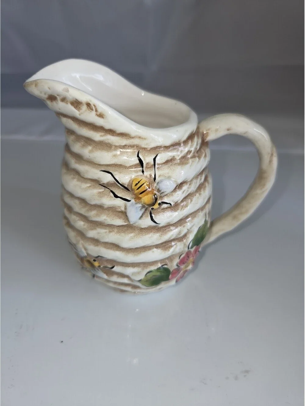 VTG Ceramic Honey Bee Creamer COTTAGECORE DECOR SG2